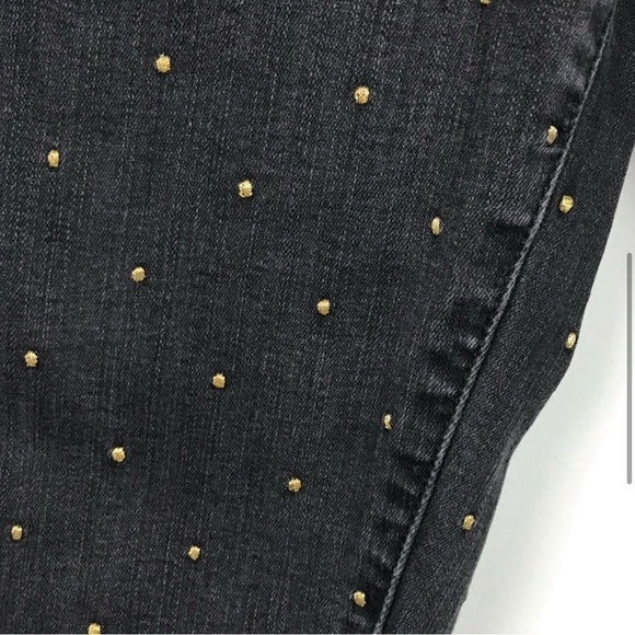 Madewell | 10” High Rise Metallic Dot Edition - Picture 5 of 8